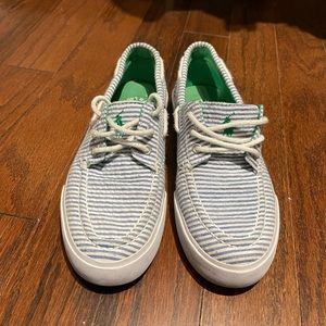 Polo Ralph Lauren Seersucker Boat Shoes